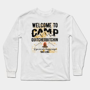 family camping Long Sleeve T-Shirt